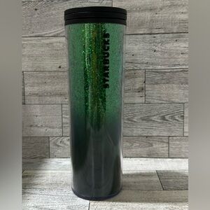 Starbucks Emerald Glitter Tumbler 16oz